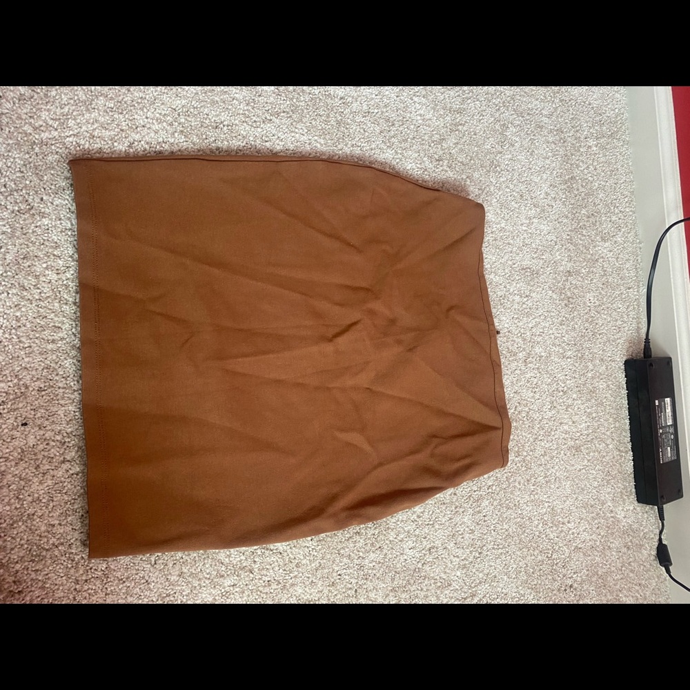 tube top brown can be worn as pencil skirt size large